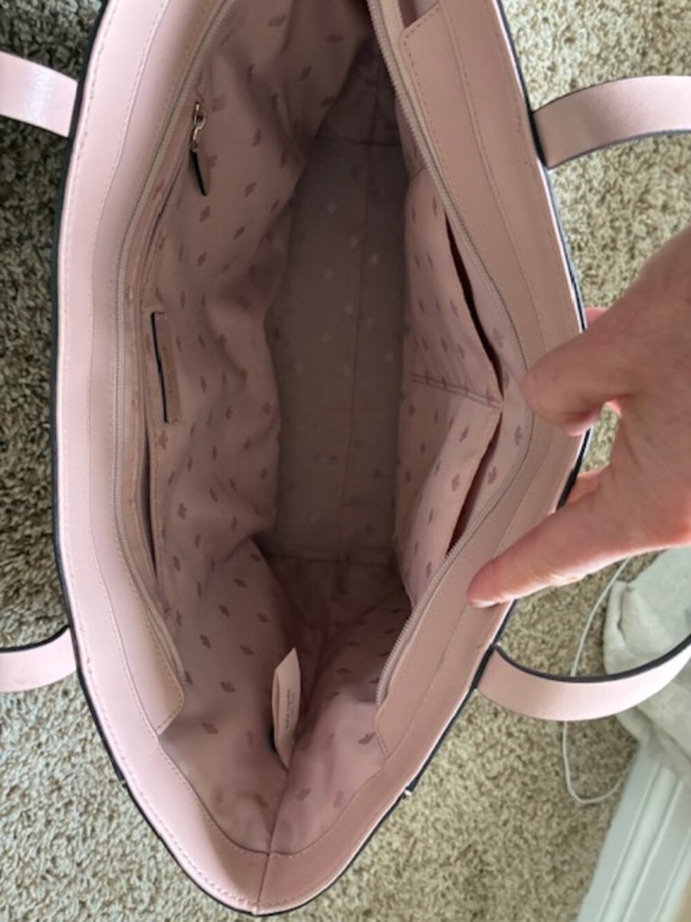 kate spade Pink Leather Shoulder Tote